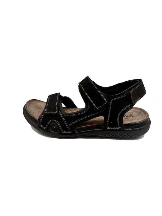 Level Anatomic Herrensandalen in Schwarz Farbe