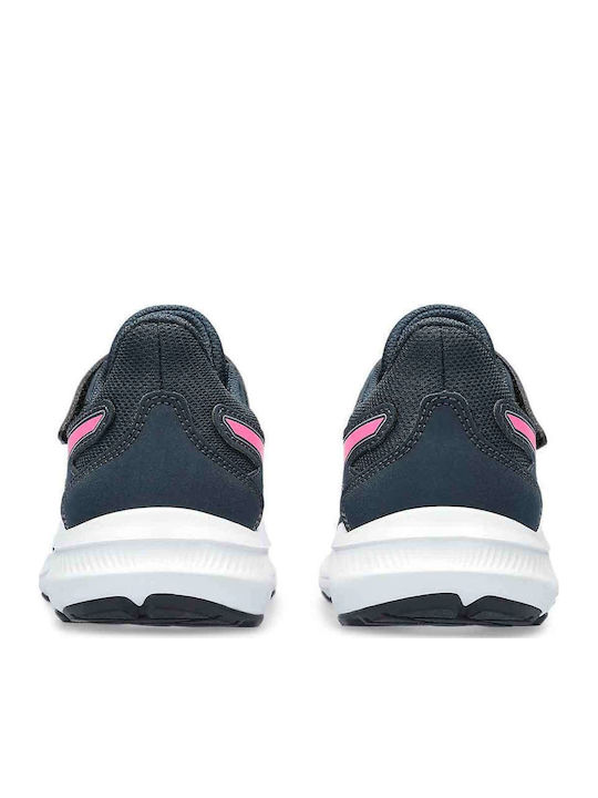 Jolt 4 PS Kids Sports Shoes Running with Hoop & Loop Closure Blue