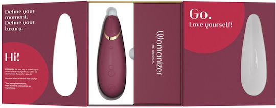Womanizer Premium 2 Аспиратор Вагина с вибрация Bordeaux 1бр