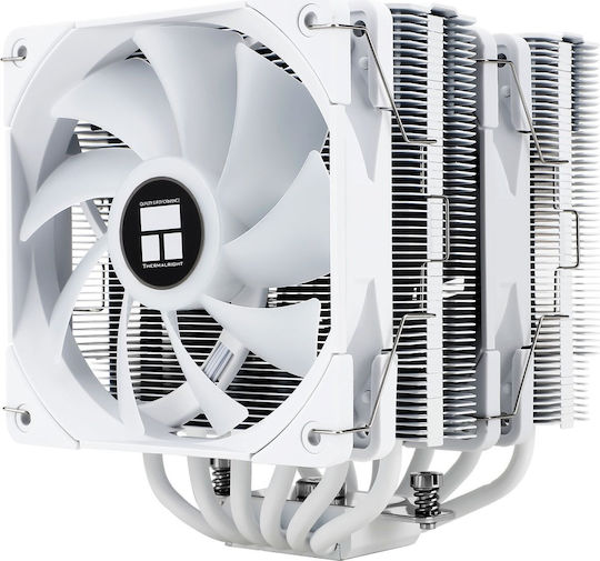 Thermalright Peerless Assassin 120 White ARGB Ψύκτρα Επεξεργαστή Διπλού Ανεμιστήρα για Socket AM4/AM5/1200/115x/1700 Λευκή