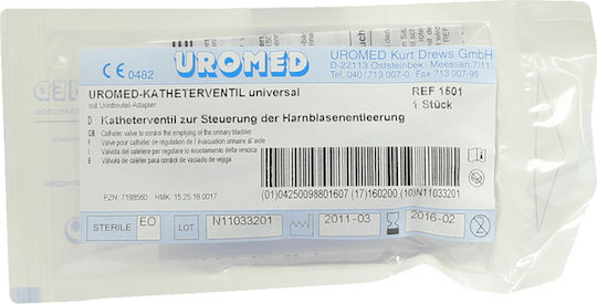 Uromed Universal Valve for Catheter 1pc