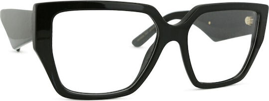 Dolce & Gabbana Plastic Eyeglass Frame Black DG3373 501