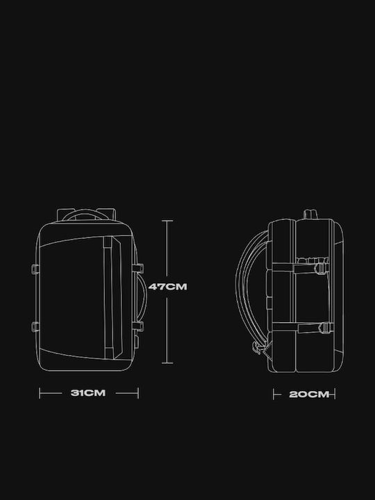 Bange Backpack Αδιάβροχο 29lt Μαύρο