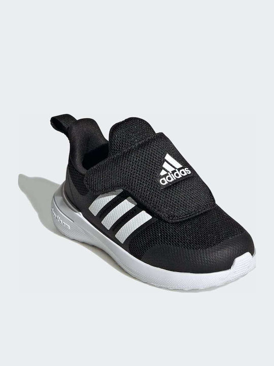 Fortarun 2.0 Kids Sports Shoes Running with Hoop & Loop Closure Black
