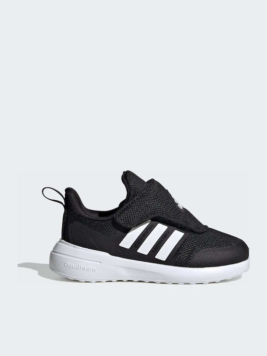 Fortarun 2.0 Kids Sports Shoes Running with Hoop & Loop Closure Black