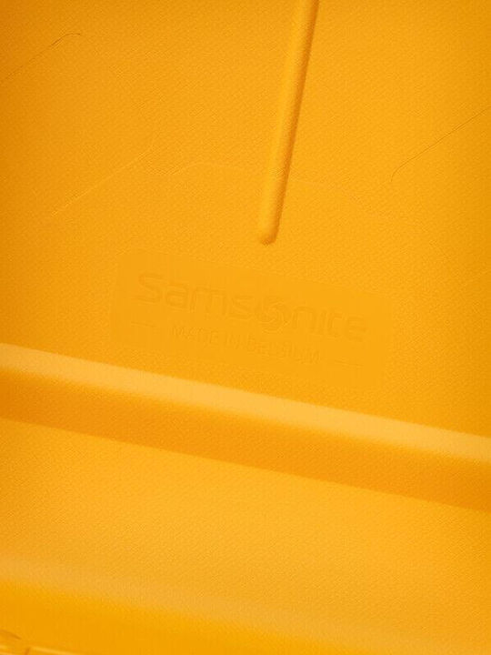 Samsonite Essens Βαλίτσα Ταξιδίου Καμπίνας Σκληρή Yellow με 4 Ρόδες Ύψους 55εκ.