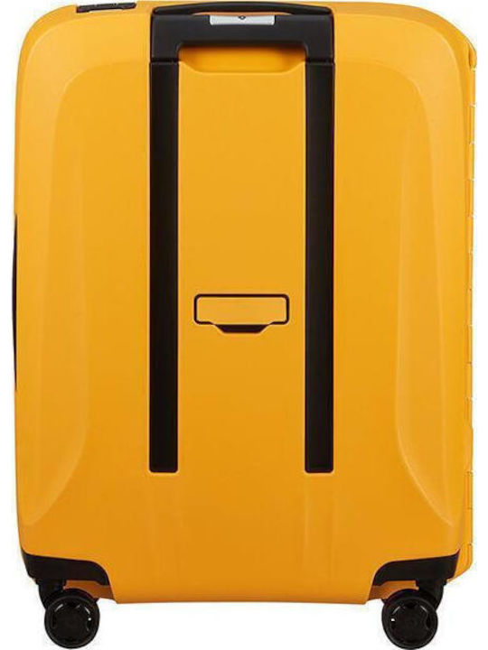 Samsonite Essens Βαλίτσα Ταξιδίου Καμπίνας Σκληρή Yellow με 4 Ρόδες Ύψους 55εκ.