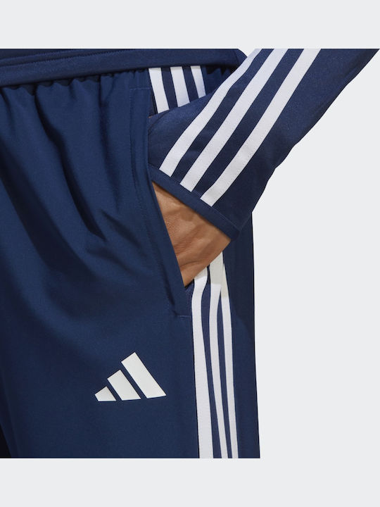 Tiro 23 League Woven Jogginghose Glänzend mit Gummizug Marineblau