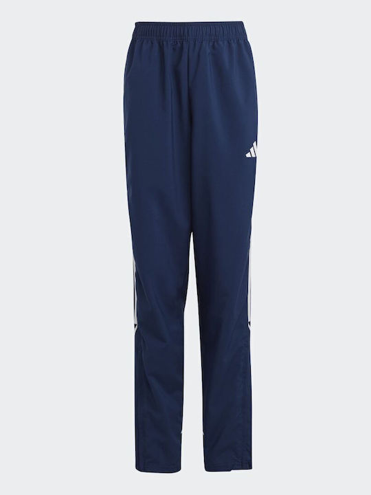 Tiro 23 League Woven Jogginghose Glänzend mit Gummizug Marineblau