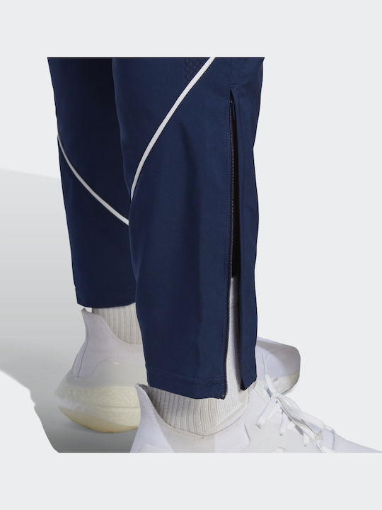 Tiro 23 League Woven Jogginghose Glänzend mit Gummizug Marineblau