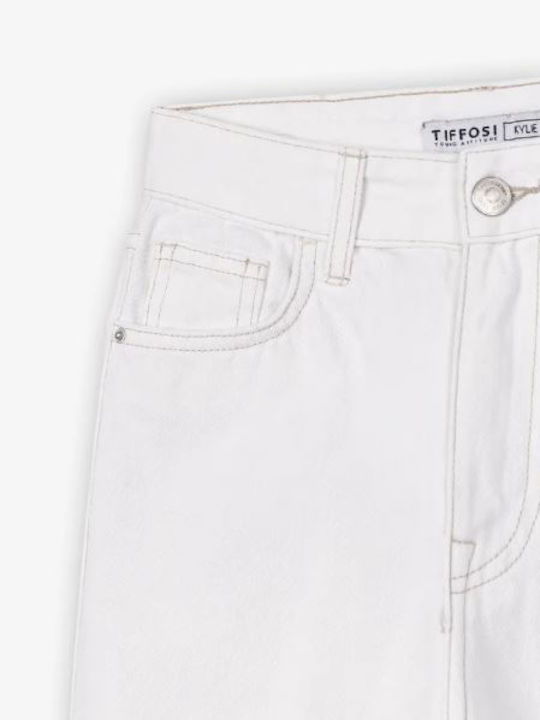 Kids' Denim Pants White