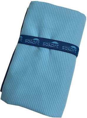 Solart Handtuch Körper Mikrofaser Blau 150x75cm.