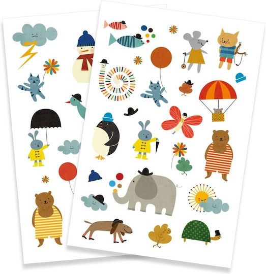 Djeco Happy Animals Kids Tattoos