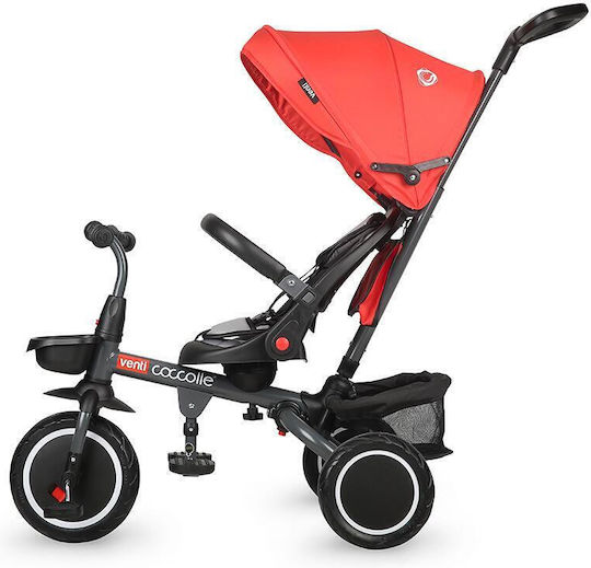 Coccolle Venti Convertible with Parental Handle for 12 Months Chili Pepper