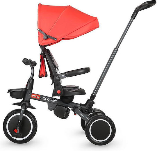 Coccolle Venti Convertible with Parental Handle for 12 Months Chili Pepper