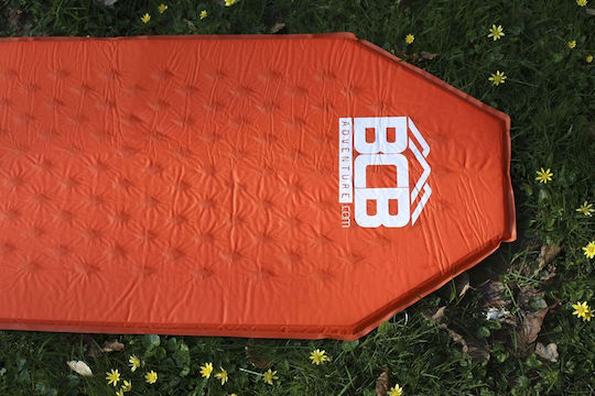 BCB Αυτοφούσκωτο Μονό Υπόστρωμα Camping Πάχους 3cm Πορτοκαλί