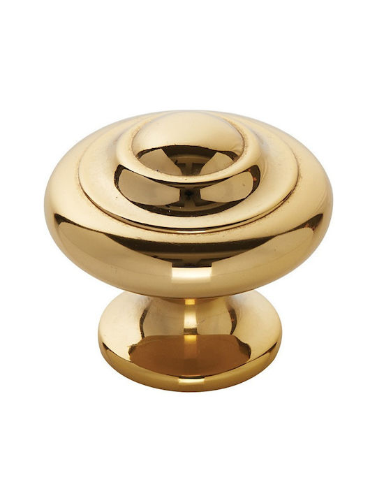 Zogometal Metallic Furniture Knob 40 Όρο Ø27mm