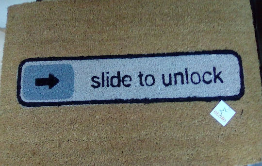 Etoile Doormat from Coconut Tree Slide To Unlock Beige 40x60cm POD-009(57) Beige