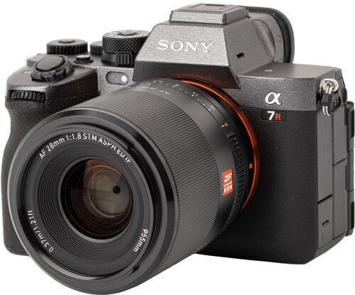 Viltrox Cadru complet Obiectiv Foto AF 28mm f/1.8 Fix pentru Montura Magazin online Sony E Black