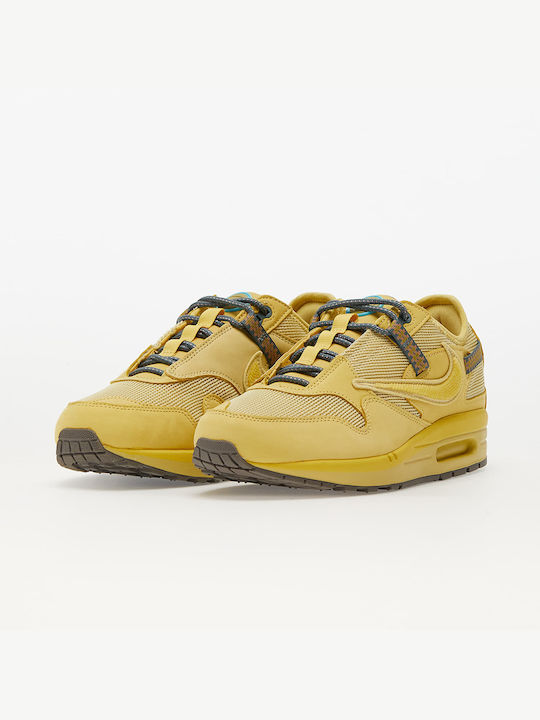 Nike Air Max 1 x Cact.Us Corp Herren Sneakers Saturn Gold / Tea Tree Mist / Tent