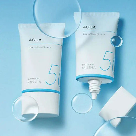 Missha All Around Safe Block Aqua Sun Gel Αδιάβροχο Αντηλιακό Gel Προσώπου SPF50 50ml