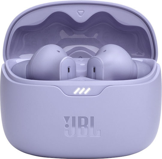 JBL Tune Beam In-ear Bluetooth Handsfree Earphones with Sweat Resistance and Charging Case Purple