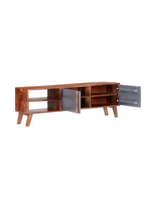 TV-Ständer aus Massivholz Braune M140xT30xH45cm