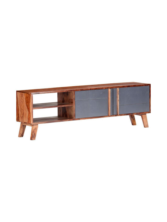 TV-Ständer aus Massivholz Braune M140xT30xH45cm