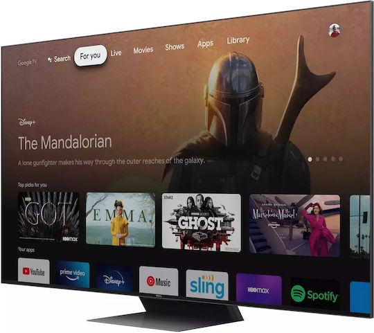 TCL Смарт Телевизор 65" 4K UHD QLED 65C845 HDR (2023)