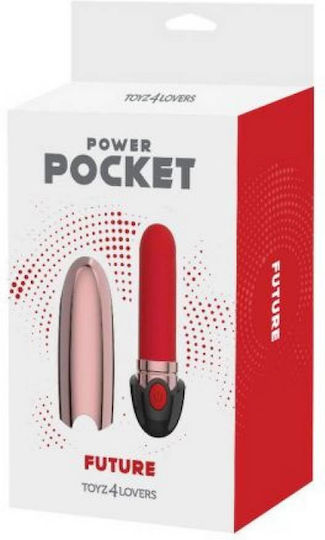 Toyz4lovers Power Pocket Future Clitoral Vibrator Roșu