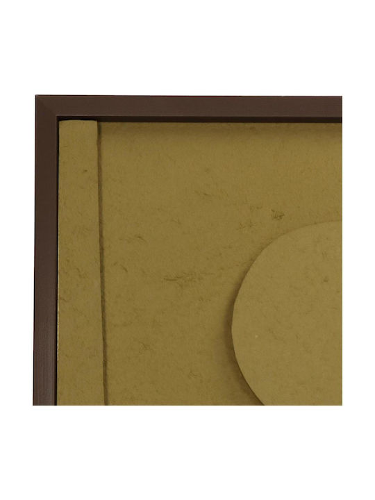 ArteLibre Wall Decor Green Made of Paper 40x3x50cm