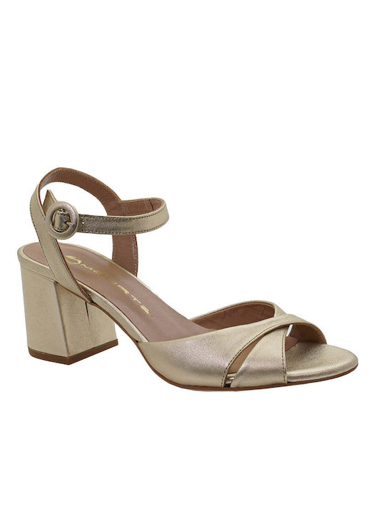 Mourtzi Leather Women's Sandals with Ankle Strap Polaris