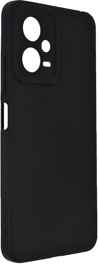 Ancus Back Cover Σιλικόνης Μαύρο (Poco X5)