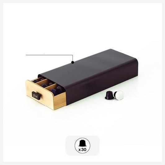 5Five Metalic Sertar de depozitare pentru 30 capsule Dolce Gusto 17.8x38x7.3cm 179696B