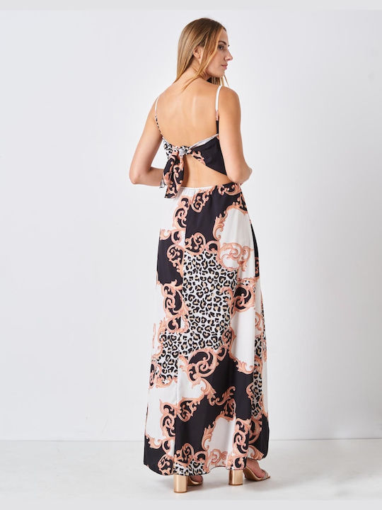 InShoes Summer Maxi Dress with Slit Black