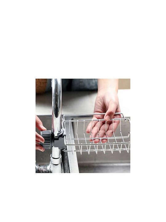 Suport Pentru Burete Din Oțel Inoxidabil Argintiu 16.5x10x5cm