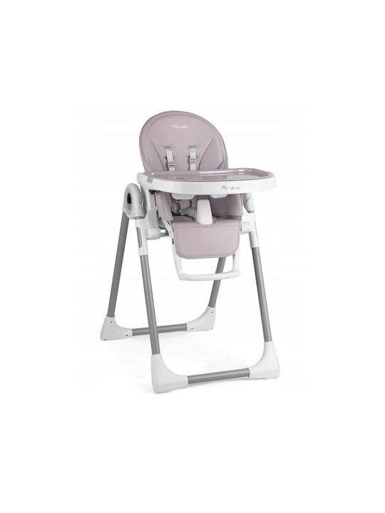 Nukido Belo Foldable Baby Highchair 3 in 1 with Adjustable Height Gray