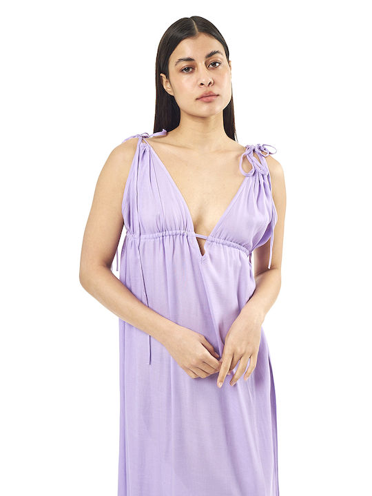 Verde Summer Maxi Dress Purple