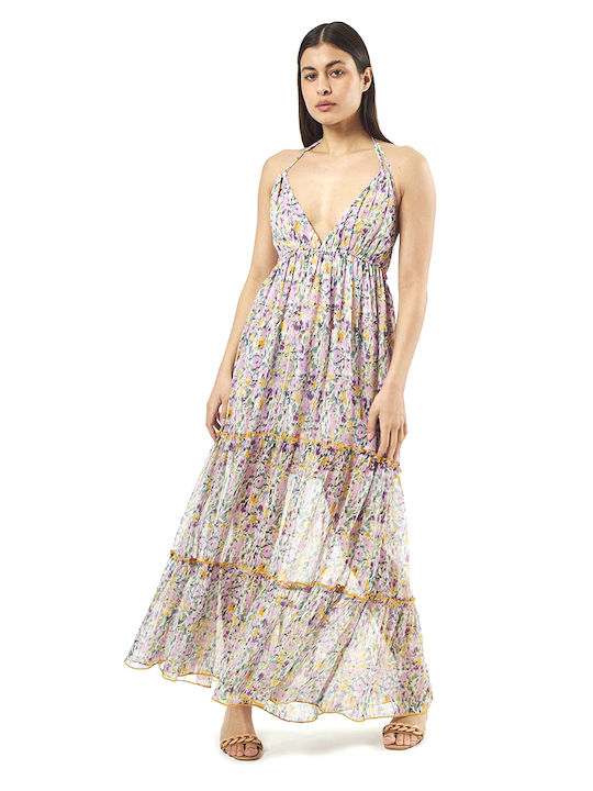 Verde Summer Maxi Dress Purple