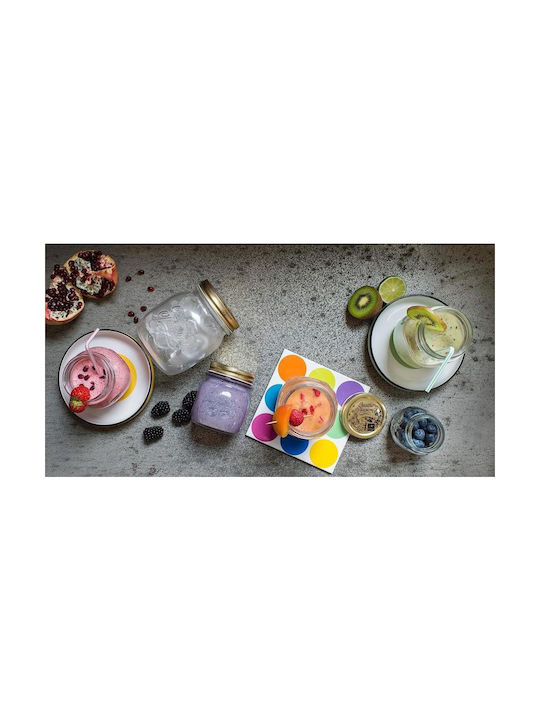 Viosarp Vase General Use with Lid Glass Transparent 150ml