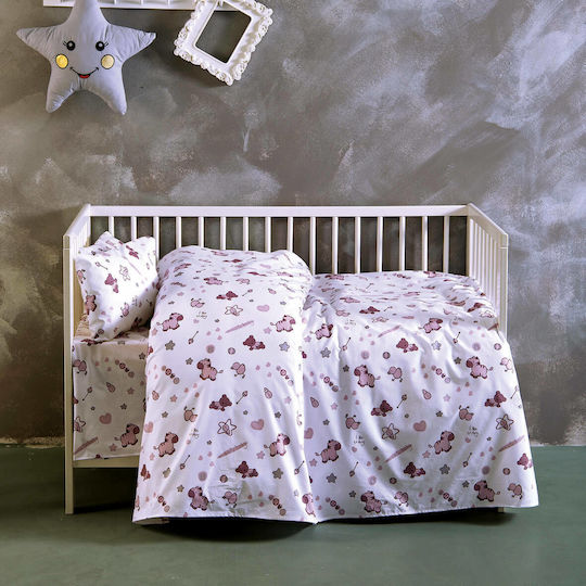 SB Home Σετ Sweet Baby Ροζ 120x160εκ.
