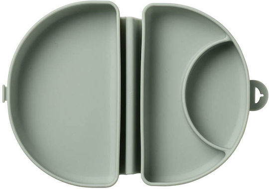 Miniware Kinderteller aus Silikon Grün