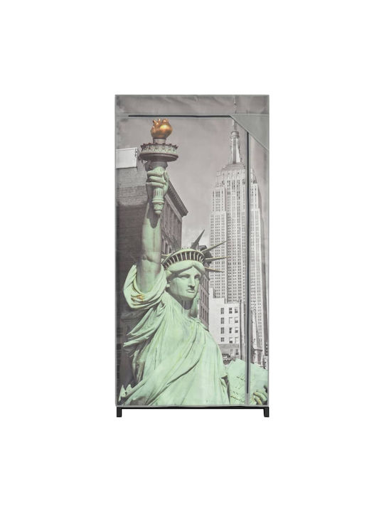 vidaXL Υφασμάτινη Ντουλάπα 75x45x160cm