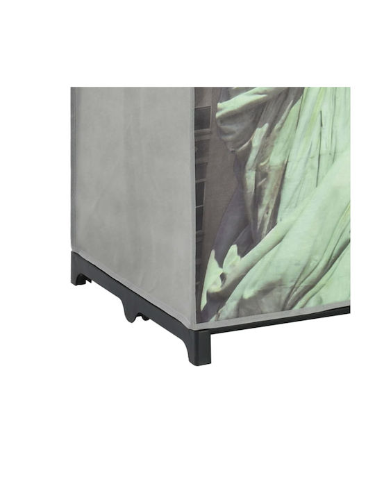 vidaXL Υφασμάτινη Ντουλάπα 75x45x160cm