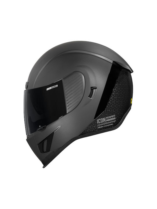 Icon Airform Counterstrike Black/Silver Motorradhelm Volles Gesicht DOT / ECE 22.05