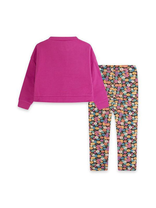 Tuc Tuc Kids Set with Leggings Winter 2pcs Fuchsia