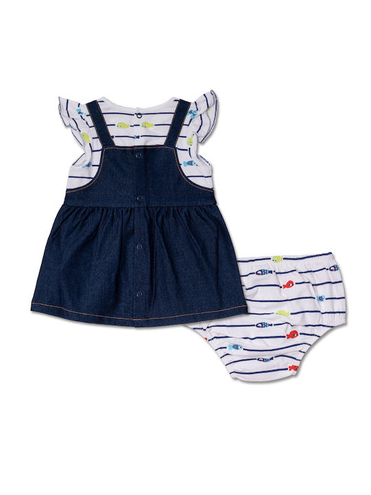 Tuc Tuc Kids Set with Shorts Summer 2pcs White