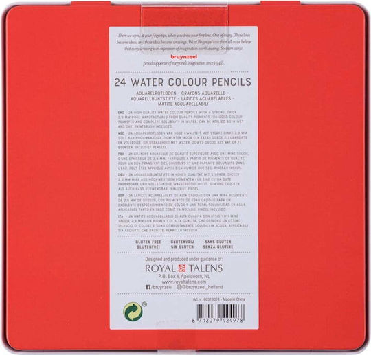 Royal Talens Expression Farbstift-Set Aquarell in einer Box 24Stück Packung von 1 Verpackungen