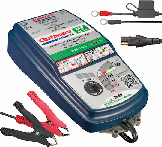 Tecmate Optimate LFP Select Lithium 8S Batterieladegerät Auto 5A