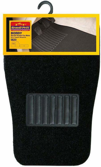 Bottari Set of Front and Rear Mats 4pcs Black